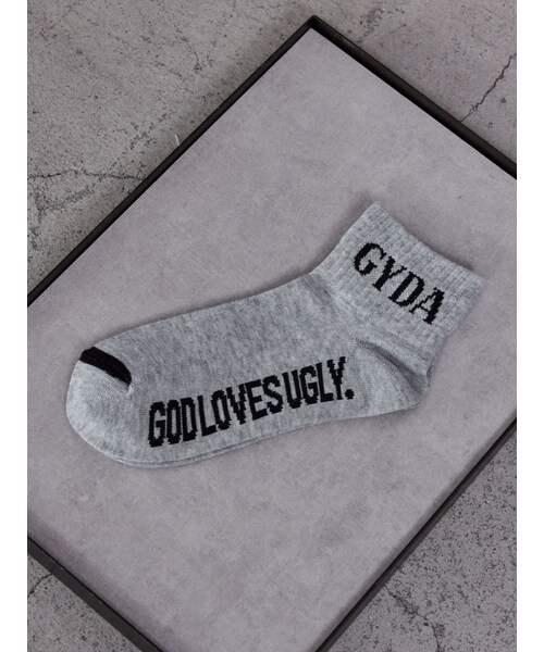 GYDA（ジェイダ）の「GYDA SOX（ソックス/靴下・レディース・オフホワイト/グレー/ブラック/ピンク/ブルー/パープル/ブラウン/その他3・F）」の7枚目の写真