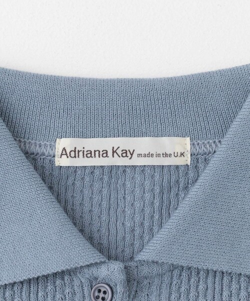 URBAN RESEARCH DOORS（アーバンリサーチドアーズ）の「Adriana Kay　半袖ポロTシャツ（ポロシャツ・レディース・別注MATIN/Ecru/別注NAVY・FREE）」の8枚目の写真