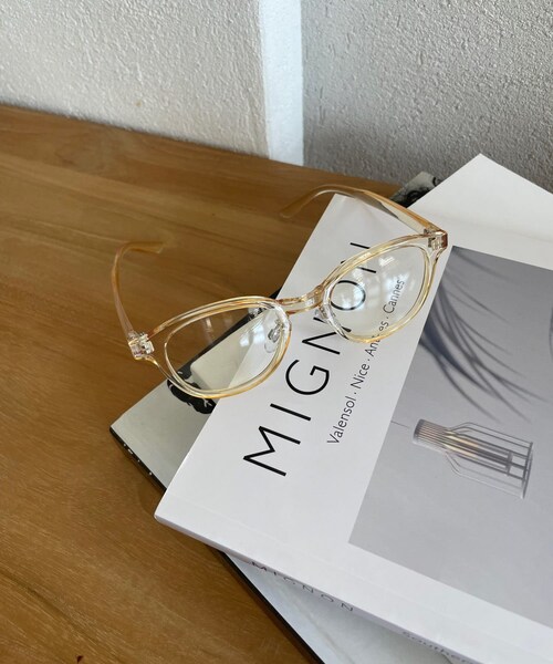 URBAN RESEARCH DOORS（アーバンリサーチドアーズ）の「noeyedia　サングラス NE431（メガネ・レディース・BKCL/YE・one）」の7枚目の写真