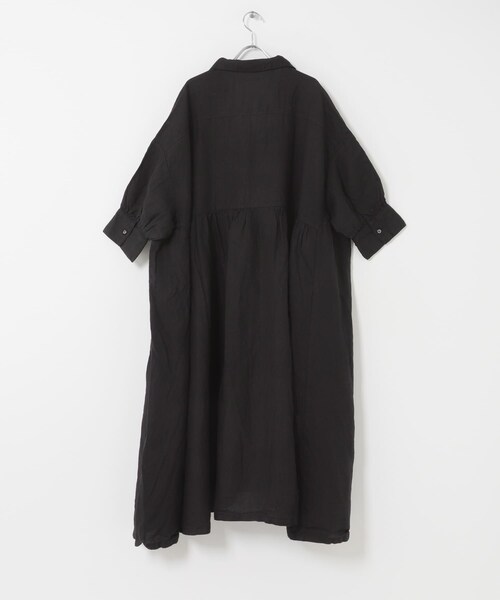 かぐれ（カグレ）の「Honnete　GATHERED DRESS（ワンピース・レディース・SILVER/BLUE/NOIR・One）」の8枚目の写真