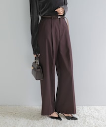 URBAN RESEARCH ROSSO WOMEN | 防シワハイウエストワイドスラックス(その他パンツ)
