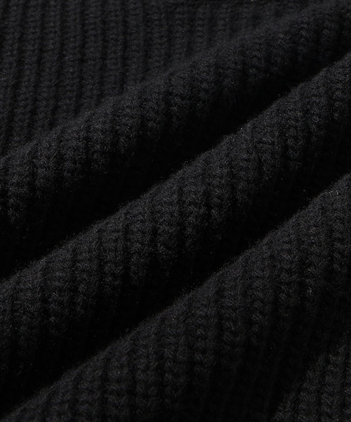 ADAM ET ROPE'(アダムエロペ)の「【mfpen/エムエフペン】Collar Sweater(ニット/セーター・メンズ・ブラック・L/M)」の12枚目の写真