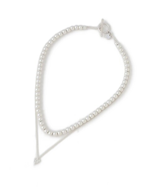 VIS（ビス）の「【Chocomoo】VIS別注レイヤードネックレス（ネックレス・レディース・ゴールド/シルバー・F）」の18枚目の写真