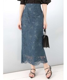 MERCURYDUO | リーフレースタイトスカート(スカート)