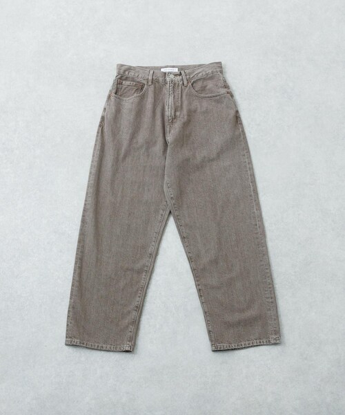URBAN RESEARCH(アーバンリサーチ)の「11.8oz COL/DENIM WIDE PANTS(デニムパンツ・メンズ・MOCHA/BLEACH・M/L)」の10枚目の写真