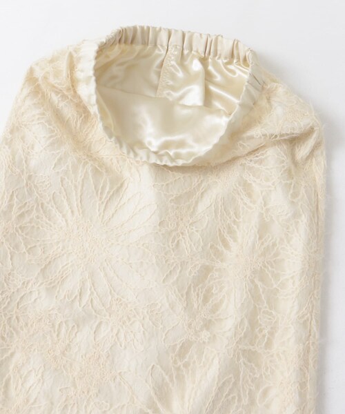 URBAN RESEARCH ROSSO（アーバンリサーチロッソ）の「フラワーチュールシャギースカート（スカート・レディース・IVORY/BLACK・FREE）」の8枚目の写真