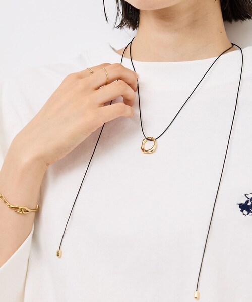 ROPE' PICNIC(ロペピクニック)の「マルチWAYサークルトップコードネックレス(ネックレス・レディース・ゴールド/シルバー・F)」の4枚目の写真