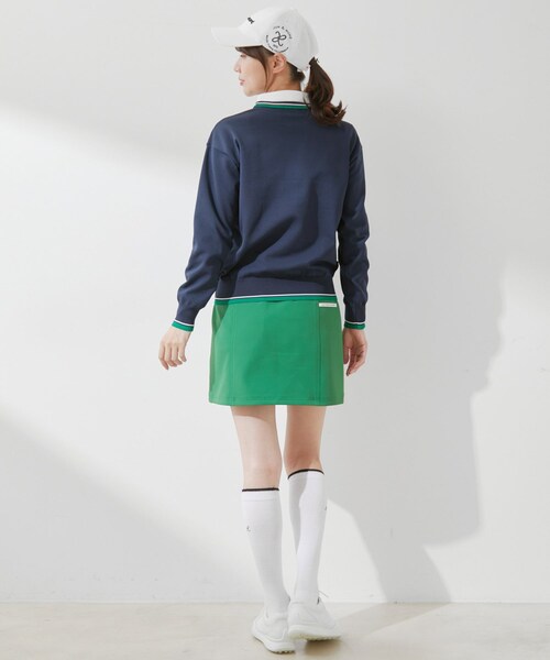 ROPE'（ロペ）の「カレッジロゴ長袖ニットプルオーバー（ニット/セーター・レディース・ブラック/ホワイト/ネイビー/イエロー・L/M/S）」の15枚目の写真