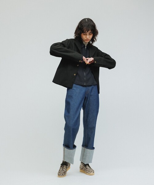ADAM ET ROPE'(アダムエロペ)の「【CLARKS】WALLABEE BOOTS ZEBRA(モカシン/デッキシューズ・レディース・ホワイト系・36/37/38/39)」の14枚目の写真