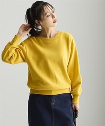 nissen | 綿100％裏起毛スウェットゆるシルエットプルオーバー＜大きいサイズ有＞(スウェット)