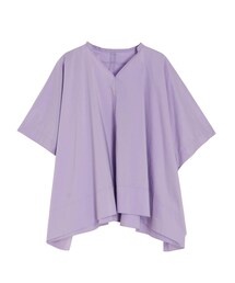 ELENDEEK | SQUARE PONCHO BL(シャツ/ブラウス)