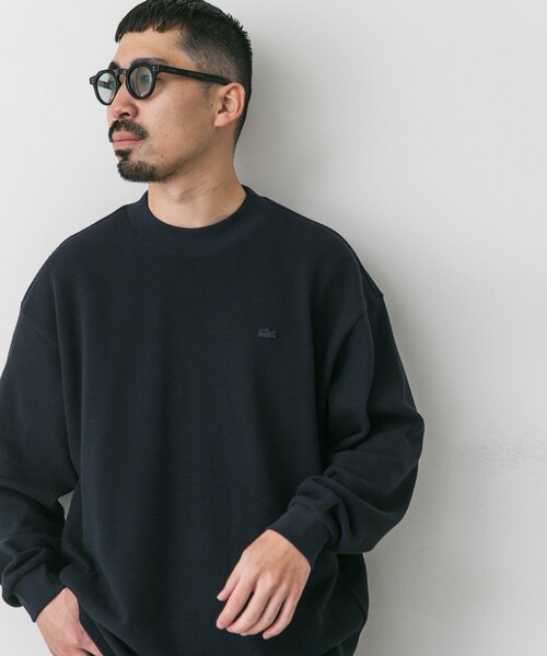URBAN RESEARCH DOORS（アーバンリサーチドアーズ）の「『別注』LACOSTE×DOORS　thick pique mock long-sleeve（Tシャツ/カットソー・メンズ・HAMMAM/ABINE/OPIUM・3/4/5）」の22枚目の写真