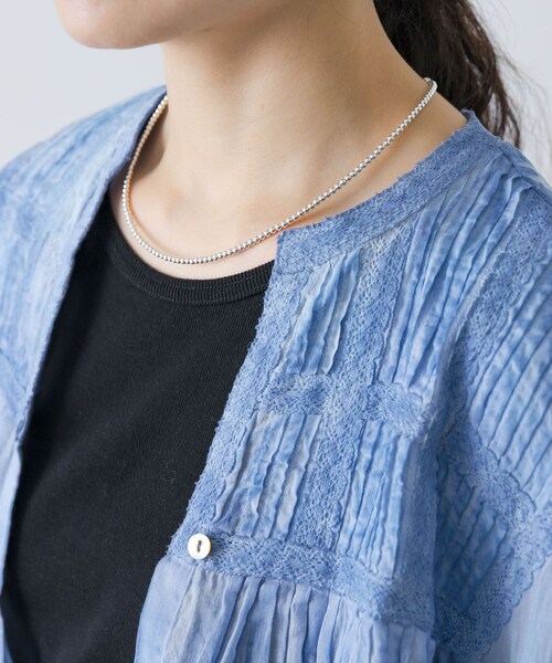 かぐれ（カグレ）の「ERICKA NICOLAS BEGAY　PLAIN DESIGN NECKLACE45（ネックレス・レディース・SHINY/OXIDIZED・45）」の2枚目の写真