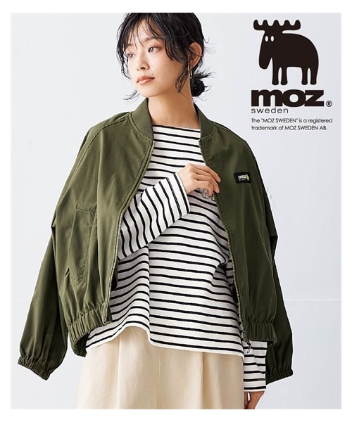 nissen（ニッセン）の「moz（モズ）MA-1ブルゾン（ミリタリー