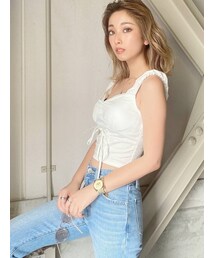 GYDA | レースアップデザインブラウス(シャツ/ブラウス)