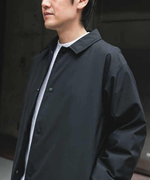 URBAN RESEARCH DOORS(アーバンリサーチドアーズ)の「『撥水/防風』ウールブレンドラミネート 中綿ブルゾン(ブルゾン・メンズ・BROWN/BLACK・M/L)」の6枚目の写真