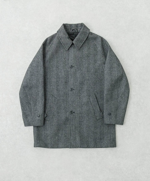 URBAN RESEARCH(アーバンリサーチ)の「WINDPROOF TWEED HALF COAT(テーラードジャケット・メンズ・BROWN/CHARCOAL・M/L)」の1枚目の写真