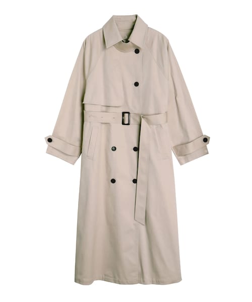 ELENDEEK(エレンディーク)の「BOA LINER SET TRENCH CT(トレンチコート・レディース・アイボリー/ブラック/モカ・01/02)」の10枚目の写真
