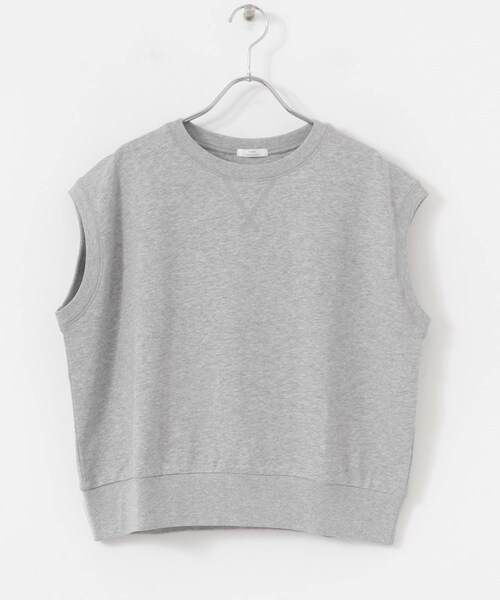ITEMS URBANRESEARCH（アイテムズ アーバンリサーチ）の「裏毛ノースリーブベスト（ベスト・レディース・OFF/GRY/GRN・FREE）」の20枚目の写真