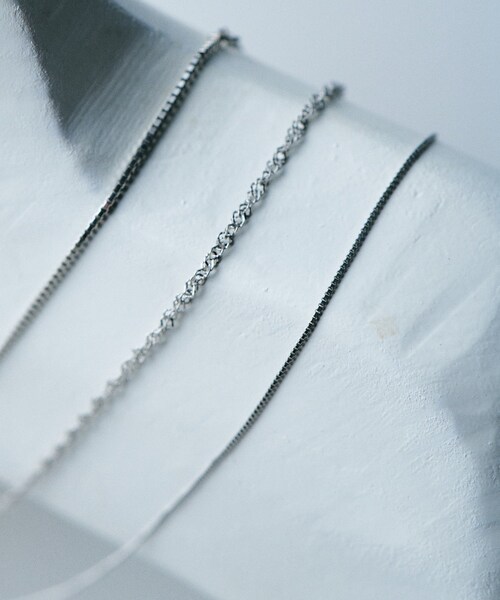 ROPE'（ロペ）の「【Lily】R（ロペ アール）PT ベネチアン70チェーンショートネックレス（ネックレス・レディース・シルバー系・F）」の5枚目の写真