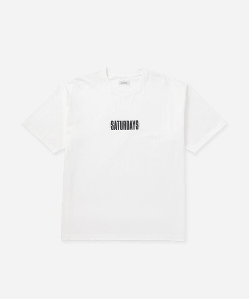 Saturdays NYC(サタデーズ ニューヨークシティ )の「Cover Lined Relax SS Tee(Tシャツ/カットソー・レディース・ブラック/ホワイト/グリーン・L/M/S/XL)」の1枚目の写真