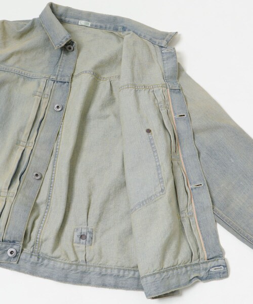 URBAN RESEARCH(アーバンリサーチ)の「A PRESSE 1st Type Denim Jacket(デニムジャケット・メンズ・BLEACH・46/48/50)」の7枚目の写真