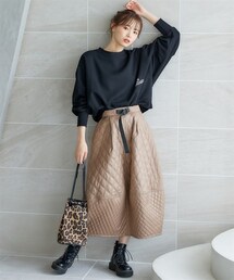 miclat | 大きいサイズ　キルティングスカート　miclat(スカート)