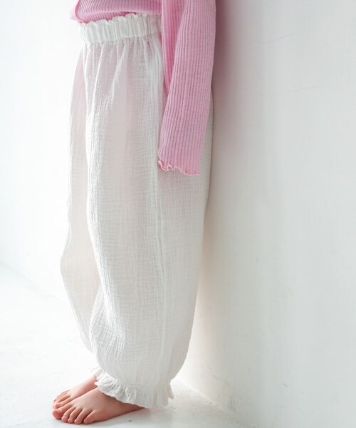URBAN RESEARCH DOORS(アーバンリサーチドアーズ)の「Pippi+Lotta Aladdin crepe pants(KIDS)(その他トップス・キッズ・Lilac/White/Mint・M/L/XL/XXL)」の16枚目の写真