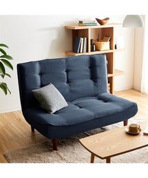 nissen | 【日本製】3段階リクライニングのハイバックソファー(ファブリックタイプ)(家具)