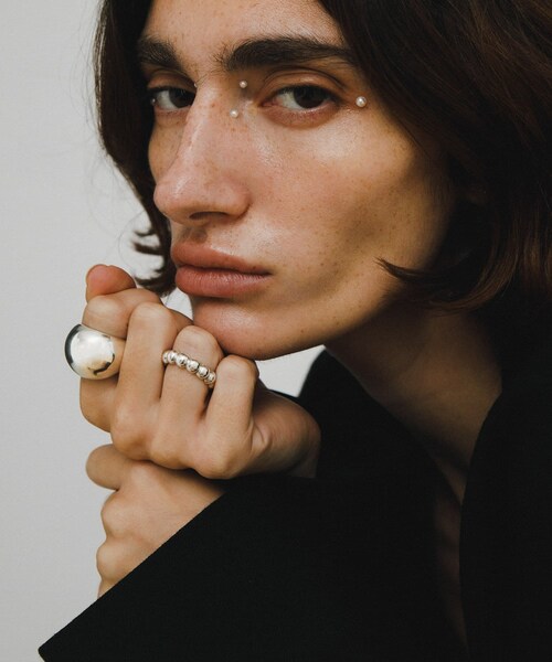 URBAN RESEARCH（アーバンリサーチ）の「decor『デコール』　Kyu ring（リング・レディース・Silver・one）」の3枚目の写真