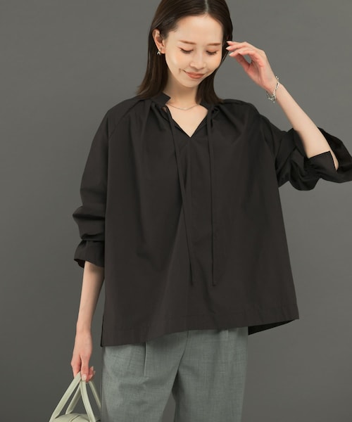 URBAN RESEARCH ROSSO（アーバンリサーチロッソ）の「2WAYボリュームシャツブラウス（シャツ/ブラウス・レディース・OFF WHITE/ORANGE/CHARCOAL・FREE）」の2枚目の写真