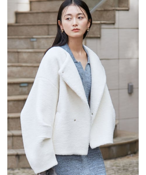 LAGUNAMOON（ラグナムーン）の「【WEB限定カラーあり】ボアブルゾン