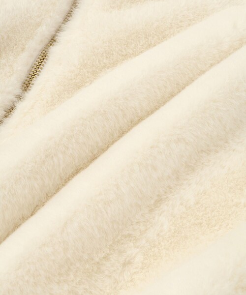 ROPE' PICNIC(ロペピクニック)の「【KIDS/キッズ】ふわふわフェイクファージップブルゾン(ブルゾン・キッズ・オフホワイト/ピンク・L/M/S)」の19枚目の写真