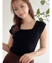 RESEXXY | スクエアニットトップス(ニット/セーター)