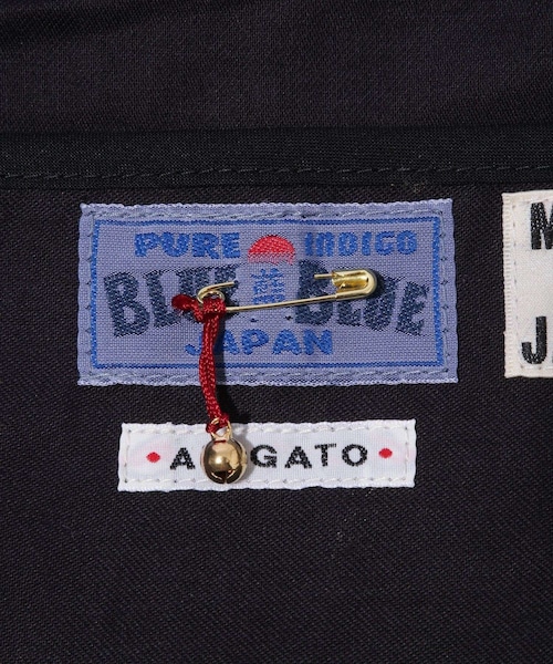 ADAM ET ROPE'（アダムエロペ）の「【BLUE BLUE JAPAN/ブルーブルージャパン】トラニフジ キルティングメールバッグ（トートバッグ・メンズ・ブラック・F）」の11枚目の写真