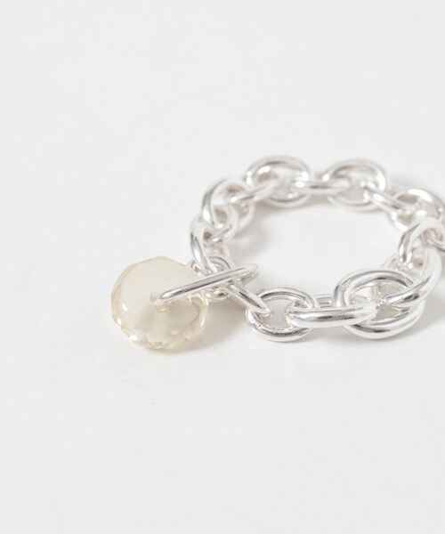 URBAN RESEARCH DOORS(アーバンリサーチドアーズ)の「天然石チェーンリング SILVER925(リング・レディース・MOONSTONE/PERIDOT/CITRINE・-)」の17枚目の写真