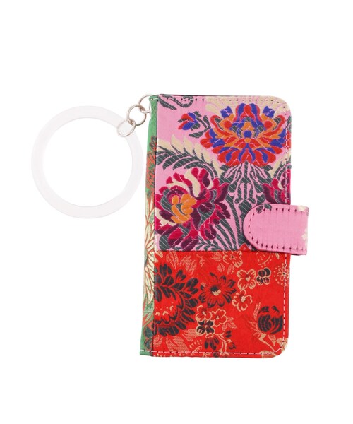 jouetie（ジュエティ）の「チャイナパターンiphone10ケース（スマホケース/カバー・レディース・ピンク/ターコイズ/イエロー・F）」の2枚目の写真