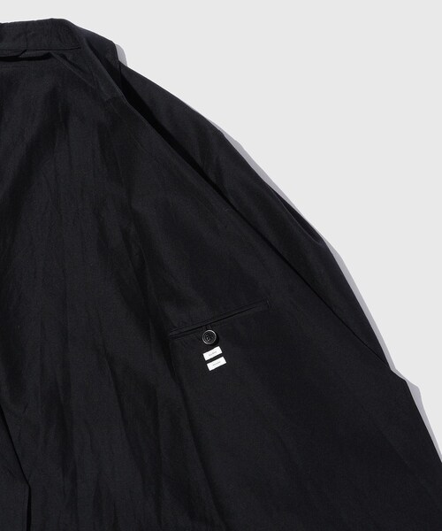 ADAM ET ROPE'(アダムエロペ)の「【blurhms/ブラームス】Si/W/C Peaked Lapel Cardigan JK(テーラードジャケット・メンズ・ブラック・2/3)」の5枚目の写真