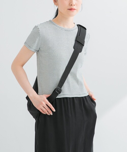 URBAN RESEARCH(アーバンリサーチ)の「『別注』Miller×URBAN RESEARCH Prib Tiny T-SHIRTS(Tシャツ/カットソー・レディース・IVORY/NVY BORDER/BLK BORDER・FREE)」の16枚目の写真