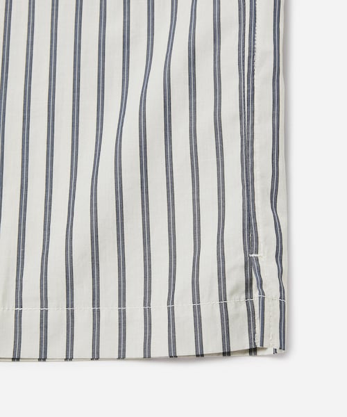 Saturdays NYC(サタデーズ ニューヨークシティ )の「Bruce Striped Work Shirt(シャツ/ブラウス・メンズ・オフホワイト/ダークブラウン・L/M/S/XL)」の12枚目の写真