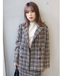 MURUA | ツイードセーラージャケット【セットアップ着用可】(テーラードジャケット)