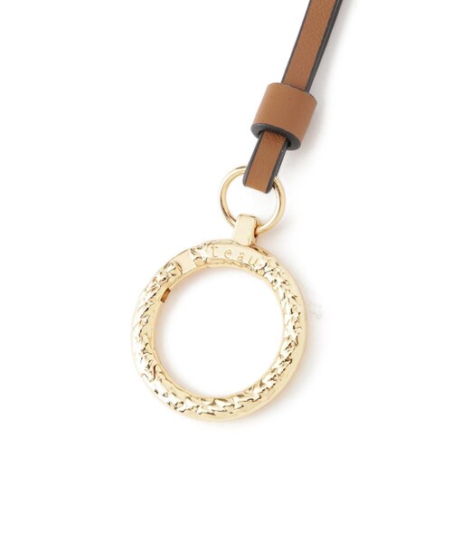 ROPE'（ロペ）の「【teau・牛革】panier rope ring holder（キー/バッグチャーム・サンプラス/メガネホルダー）（チャーム・レディース・ブラック/キャメル・F）」の14枚目の写真