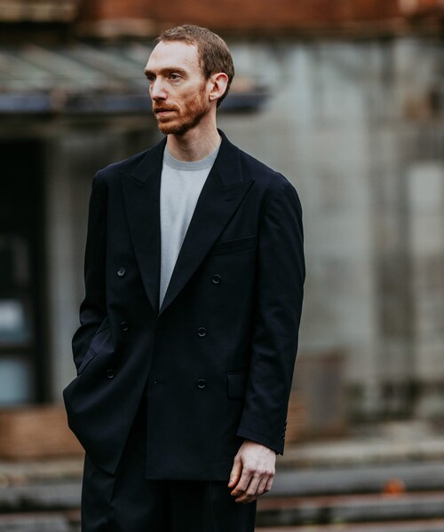 URBAN RESEARCH DOORS（アーバンリサーチドアーズ）の「『イージーケア』LIFE STYLE TAILOR　ストレッチオックスWジャケット（その他アウター・メンズ・BLACK/GRAY・S/M/L/XL）」の3枚目の写真