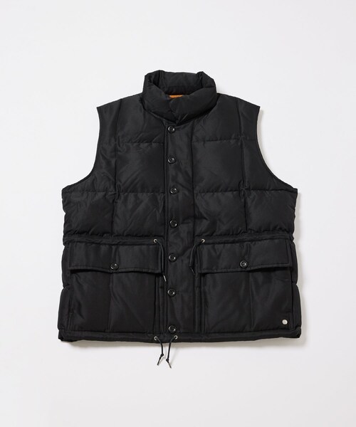 ADAM ET ROPE'（アダムエロペ）の「【Eddie Bauer / エディー・バウアー】Kara Koram Vest（ダウンベスト・メンズ・ベージュ/ブラック・M/XL/L）」の2枚目の写真