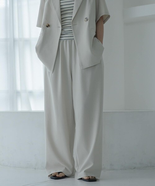 URBAN RESEARCH Sonny Label（アーバンリサーチサニーレーベル）の「ハイスペジャケットパンツセットアップ（セットアップ・レディース・オフ/チャコール・Free）」の9枚目の写真