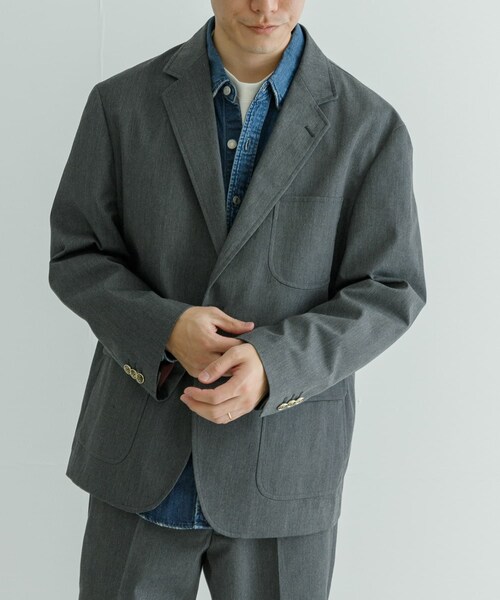 URBAN RESEARCH(アーバンリサーチ)の「FREEMANS SPORTING CLUB St MARKS JACKET(テーラードジャケット・メンズ・31グレー/51ネイビー/61オリーブ/70カーキ・S/M/L)」の7枚目の写真