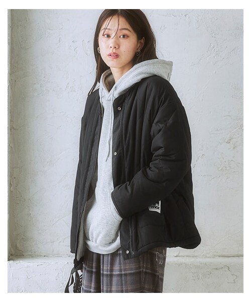 nissen（ニッセン）の「moz（モズ）リバーシブルブルゾン（中綿