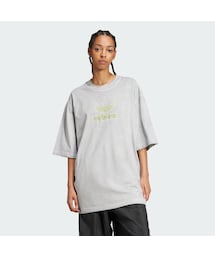 adidas | Adilenium シーズン2 ウォッシュドオーバーサイズ トレフォイルTシャツ（ジェンダーニュートラル）(Tシャツ/カットソー)