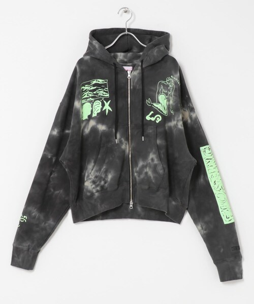 URBAN RESEARCH DOORS(アーバンリサーチドアーズ)の「Common Noun NORAHIジップパーカー(パーカー・レディース・BLACK/GRAY・M)」の4枚目の写真