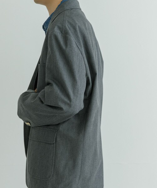 URBAN RESEARCH(アーバンリサーチ)の「FREEMANS SPORTING CLUB St MARKS JACKET(テーラードジャケット・メンズ・31グレー/51ネイビー/61オリーブ/70カーキ・S/M/L)」の6枚目の写真